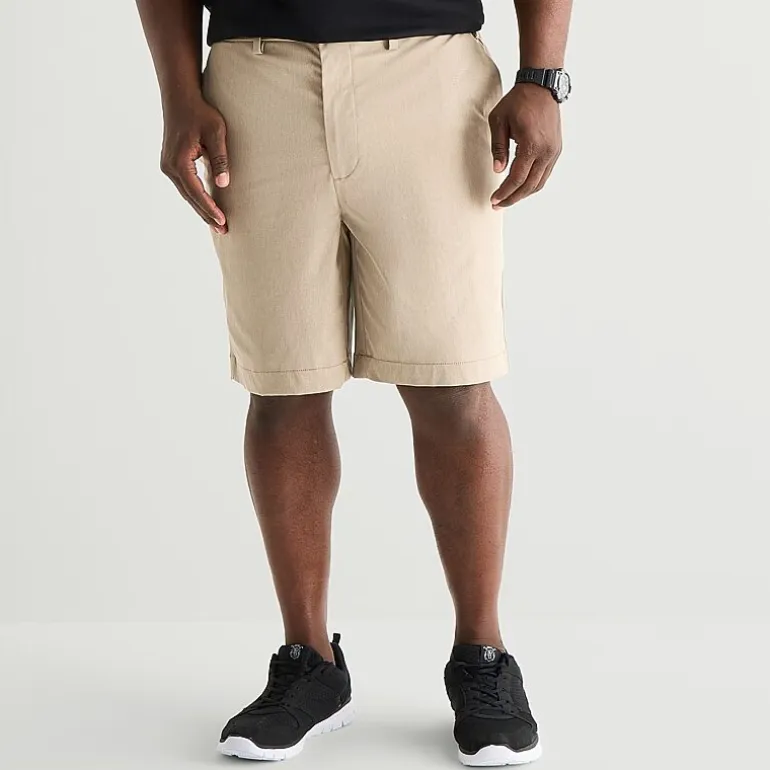 Shaquille O'Neal XLG™ Mens 11" Big and Tall Adjustable Waist Chino Short