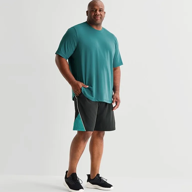 Shaquille O'Neal XLG™ Mens 8" Big and Tall Moisture Wicking Wicked Workout Shorts
