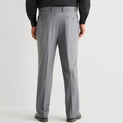Shaquille O'Neal XLG™ Mens Big and Tall Stretch Fabric Classic Fit Flat Front Suit Pant