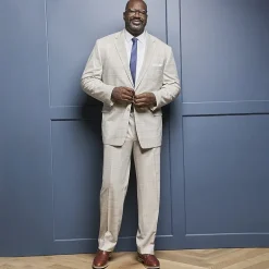 Shaquille O'Neal XLG Mens Big and Tall Classic Fit Suit Separates