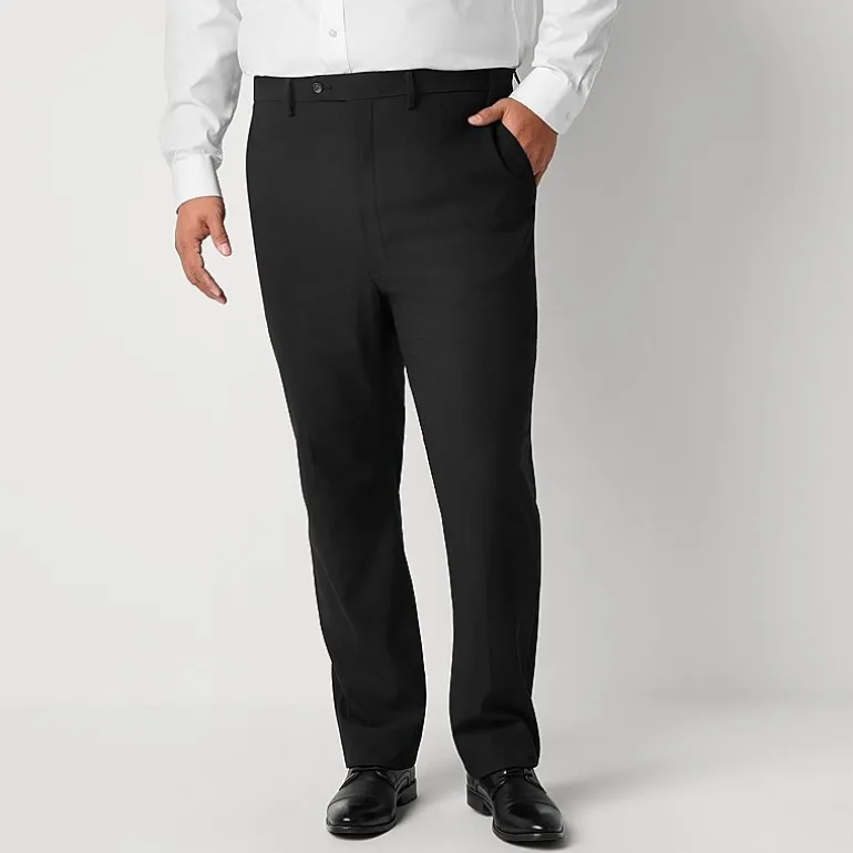 Shaquille O'Neal XLG™ Mens Big and Tall Stretch Fabric Classic Fit Flat Front Suit Pant