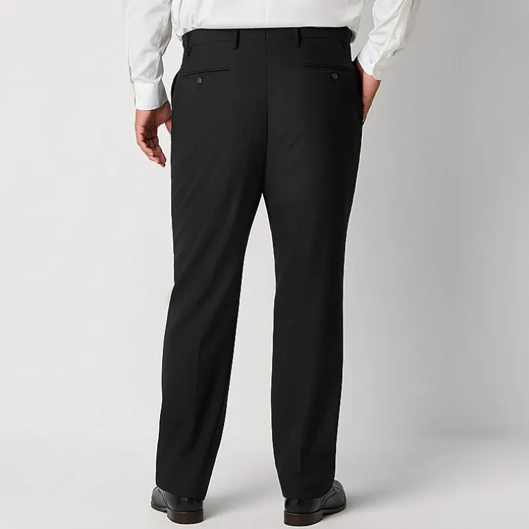 Shaquille O'Neal XLG™ Mens Big and Tall Stretch Fabric Classic Fit Flat Front Suit Pant