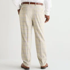 Shaquille O'Neal XLG Men's Big and Tall Stretch Fit Plaid Suit Separates