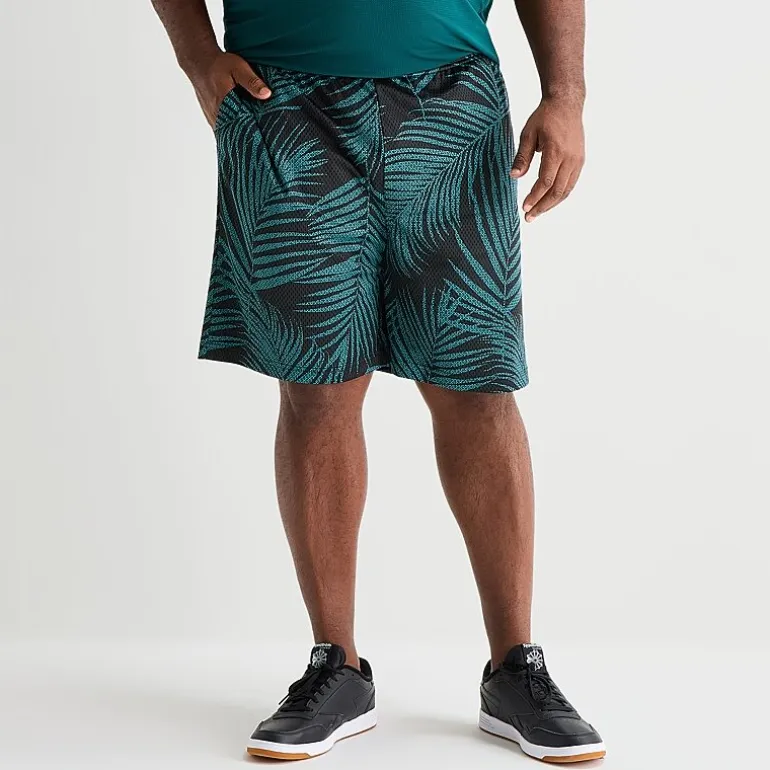 Shaquille O'Neal XLG™ Mens 8" Big Moisture Wicking Workout Shorts