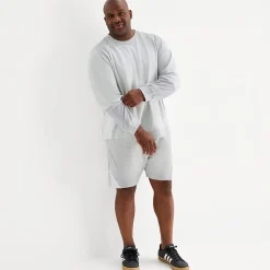 Shaquille O'Neal XLG™ Mens Crew Neck Long Sleeve Big and Tall Sweatshirt