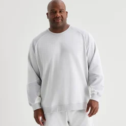 Shaquille O'Neal XLG™ Mens Crew Neck Long Sleeve Big and Tall Sweatshirt