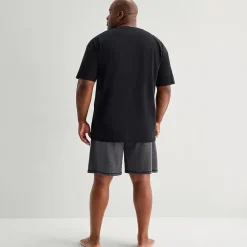 Shaquille O'Neal XLG™ Mens Crew Neck Short Sleeve 2-pc. Big and Tall Pajama Set