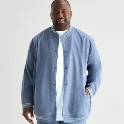 Shaquille O'Neal XLG™ Mens Lightweight Big and Tall Bomber Jacket