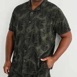 Shaquille O'Neal XLG™ Mens Short Sleeve 2-pc. Big and Tall Pajama Set