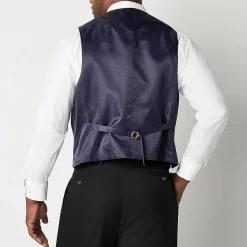 Shaquille O'Neal XLG™ Mens Stretch Fabric Classic Fit Big and Tall Suit Vest