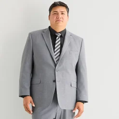Shaquille O'Neal XLG™ Mens Stretch Fabric Classic Fit Big and Tall Suit Jacket
