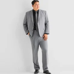 Shaquille O'Neal XLG™ Mens Stretch Fabric Classic Fit Big and Tall Suit Jacket
