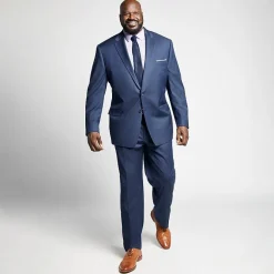 Shaquille O'Neal XLG™ Mens Stretch Fabric Regular Fit Big and Tall Suit Jacket