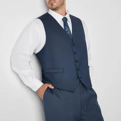 Shaquille O'Neal XLG™ Mens Stretch Fabric Regular Fit Big and Tall Suit Vest