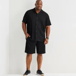 Shaquille O'Neal XLG™ Plisse Mens 10" Big and Tall Pull-On Short