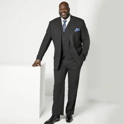 Shaquille O'Neal XLG Stretch Suit Big & Tall Classic Fit Suit Separates