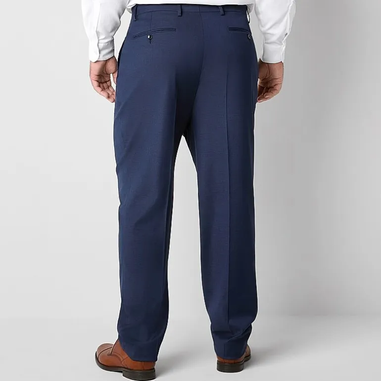 Shaquille O'Neal XLG Texture Stretch Suit Big & Tall Classic Fit Suit Separates