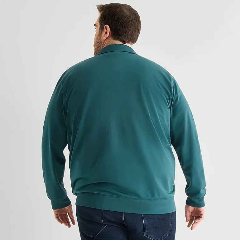 Shaquille O'Neal XLG™ Tricot Mens Big and Tall Lightweight Track Jacket