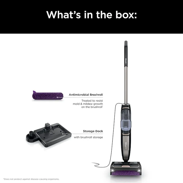 Shark Steam Mop Pick-Up & Sanitize Steam Cleaner