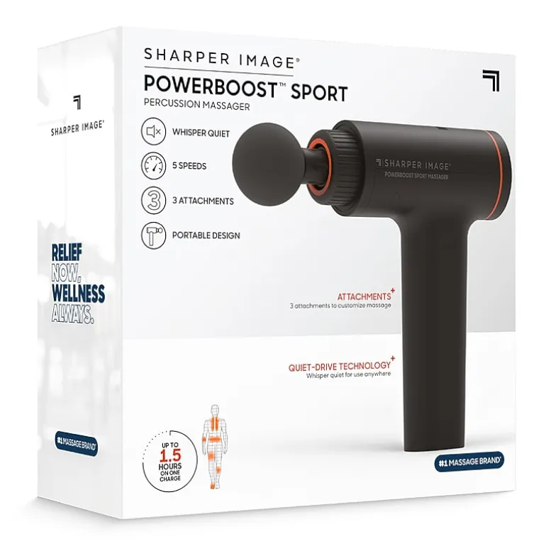 Sharper Image® Powerboost™ Sport Percussion Deep Tissue Massager