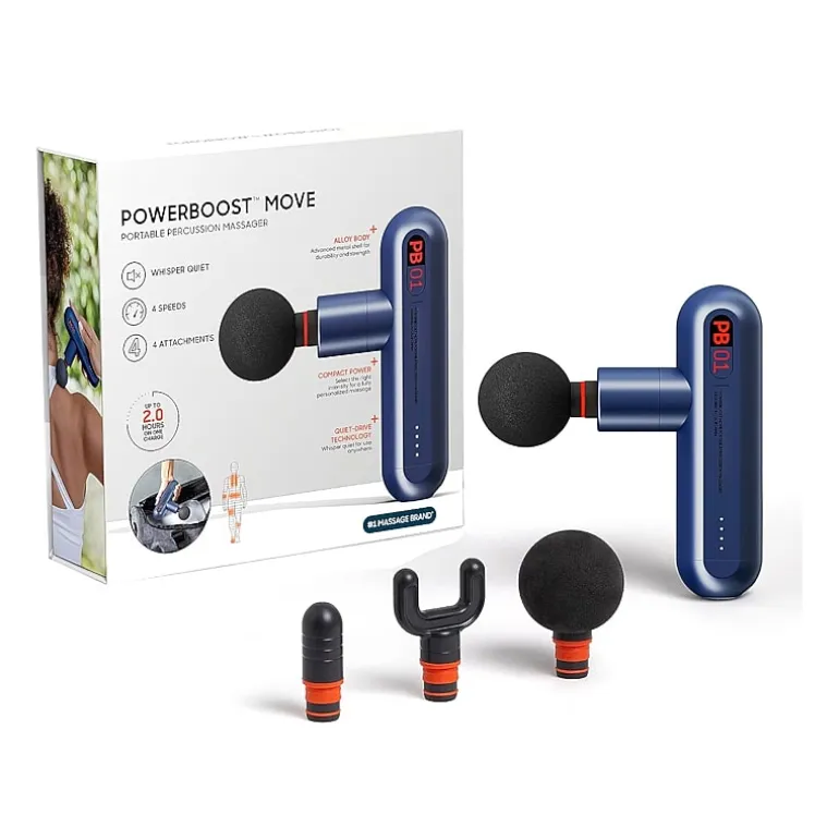 Sharper Image Powerboost Move Deep Tissue Portable Percussion Massager