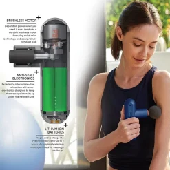 Sharper Image Powerboost Move Deep Tissue Portable Percussion Massager