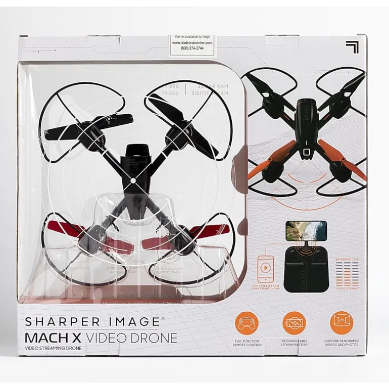 Sharper Image® 10" Mach X Video Drone with Streaming Camera