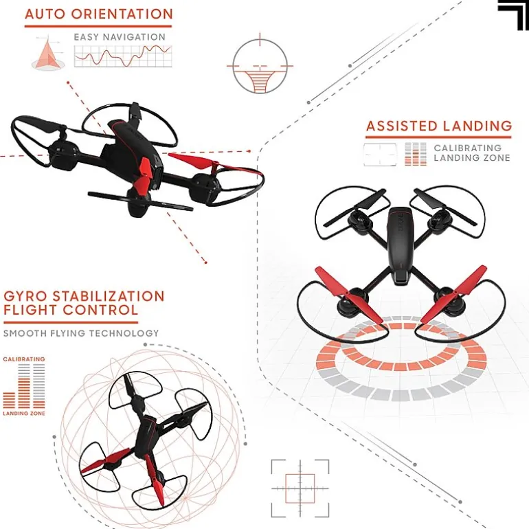 Sharper Image® 10" Mach X Video Drone with Streaming Camera