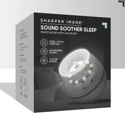 Sharper Image® Sound Soother Wind, White Noise Machine With LED Glow