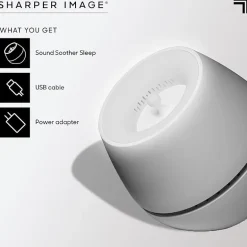 Sharper Image® Sound Soother Wind, White Noise Machine With LED Glow