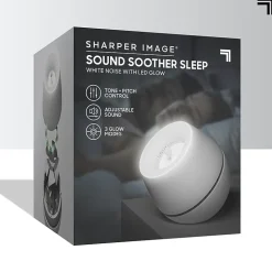Sharper Image® Sound Soother Wind, White Noise Machine With LED Glow