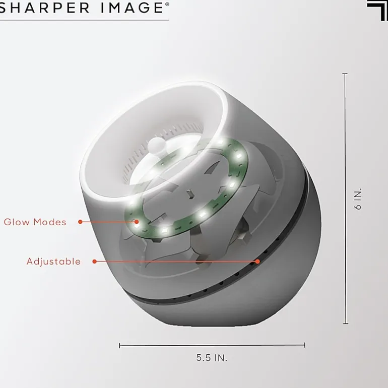 Sharper Image® Sound Soother Wind, White Noise Machine With LED Glow