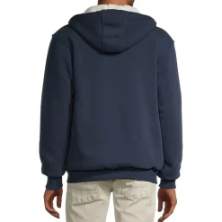 Sherpa-Lined Hoodie Jacket