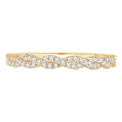 Signature By Modern Bride 1/5 CT.T.W. Natural Diamond 10K or 14K Gold Wedding Band