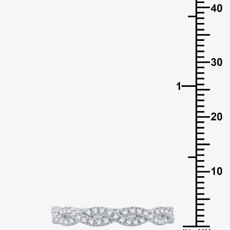 Signature By Modern Bride (G / Si1 - Si2) Womens 1 1/2 CT. T.W. Lab Grown White Diamond 10K Gold Side Stone Halo Bridal Set