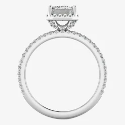 Signature By Modern Bride Womens 2 CT. T.W. Lab Grown White Diamond 10K or 14K Gold Side Stone Bridal Set