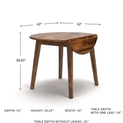 Signature Design by Ashley® Berringer Oval Drop Leaf Dining Table