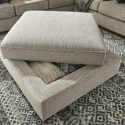 Signature Design by Ashley® Bovarian Upholstered Storage Ottoman