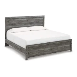Signature Design by Ashley Bronyan Panel Bed in Dark Gray