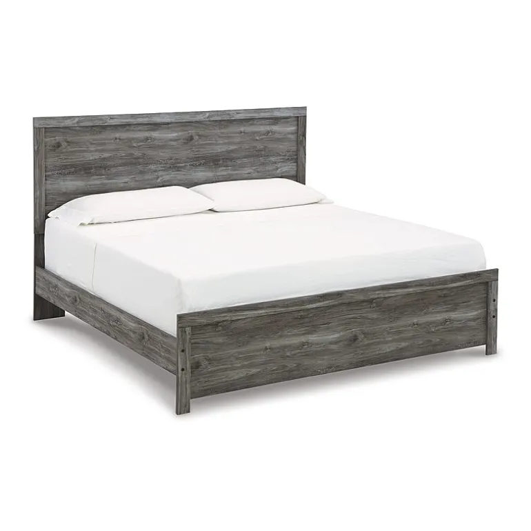 Signature Design by Ashley Bronyan Panel Bed in Dark Gray