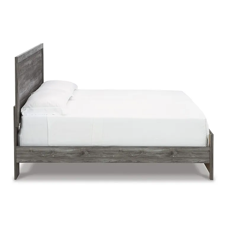 Signature Design by Ashley Bronyan Panel Bed in Dark Gray