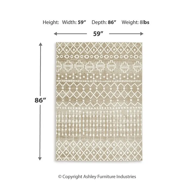 Signature Design by Ashley® Bunchly Washable Indoor Rectangular Area Rug