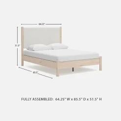 Signature Design by Ashley Canon Upholstered Panel Bed