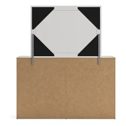Signature Design by Ashley Chicksaw 6-Drawer Dresser and Mirror