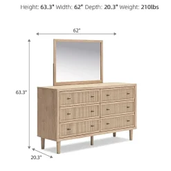 Signature Design by Ashley Colorado 6-Drawer Dresser and Mirror