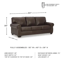 Signature Design By Ashley® Colleton Leather Sofa