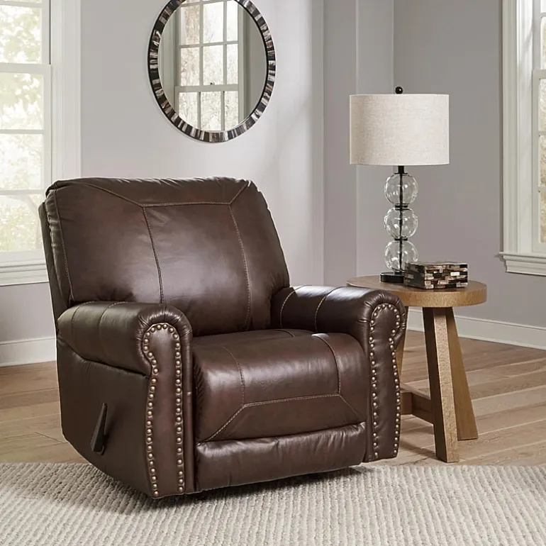 Signature Design By Ashley® Colleton Manual Leather Recliner