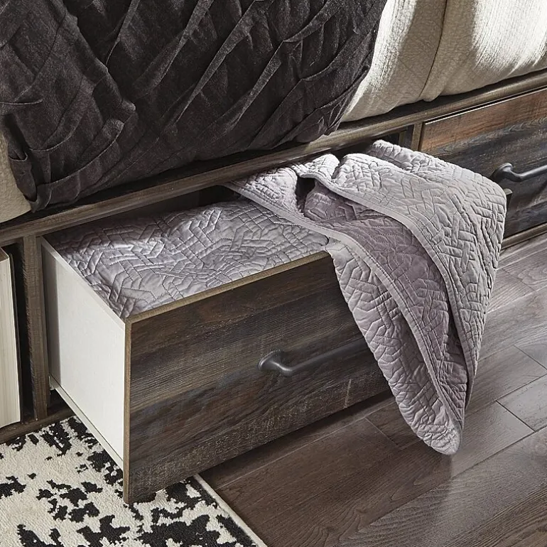 Signature Design by Ashley® Drystan Bookcase Bed with 4-Storage Drawers