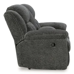 Signature Design by Ashley® Frohn Pad-Arm Motion Upholstered Reclining Loveseat