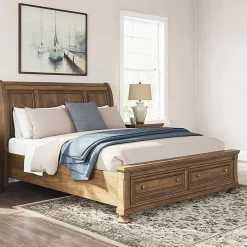 Signature Design by Ashley Grant Storage Sleigh Bed